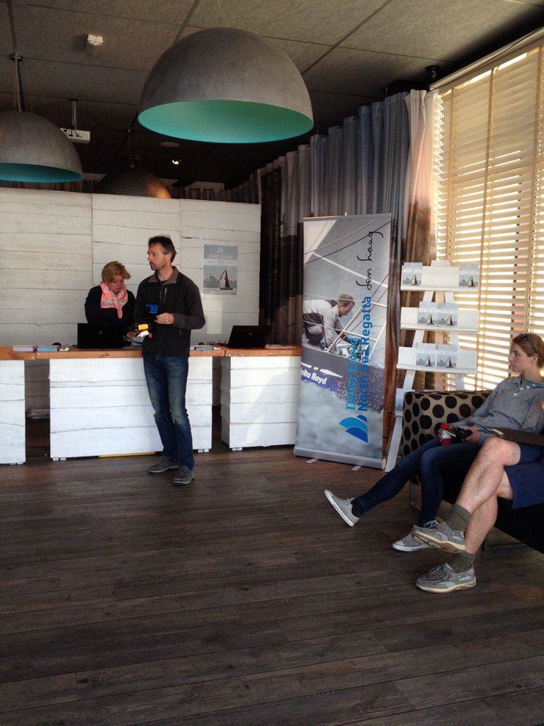 Wij zijn live hier op het regatta office #nsr16