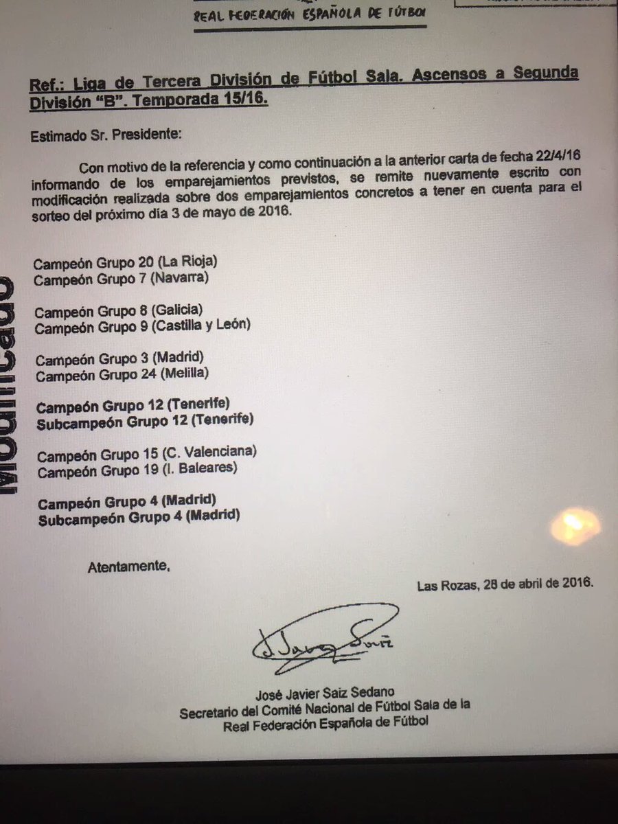Increible q <a href="/ilasallefutsal/">I. La Salle F.S.</a> siendo el mejor segundo de los 2 grupos de tercera, no juegue los play off! @fsmadriles