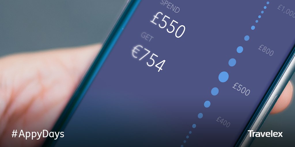 TravelexUK's tweet photo. There’s an easier way to get your currency, download our Travelex Money App! https://t.co/krHdyyUI2Y #AppyDays https://t.co/MPSA7psLBQ