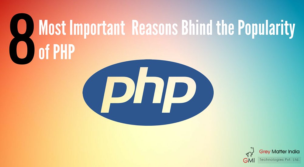 BdmThomas's tweet image. Eight most important  reasons behind the popularity of #PHP #phpappdevelopment - blog.greymatterindia.com/eight-most-imp…