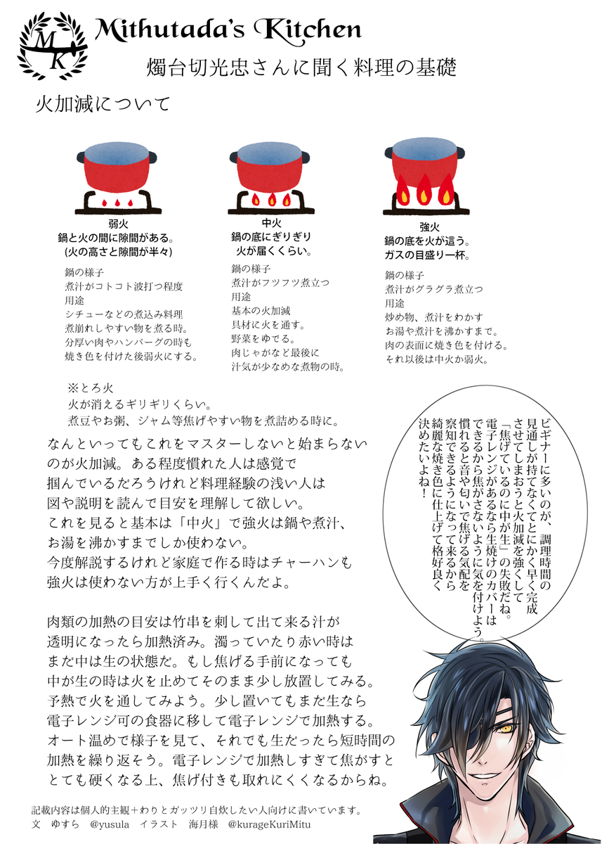 燭台切さんと一緒に料理を始める Togetter