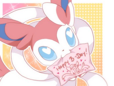 Ib on Twitter: "@StalkingSuicune I'm so glad you liked Sylveon's birthday  greetings!! :D It really is a sweet little birthday Sylvie ♡ ^^"