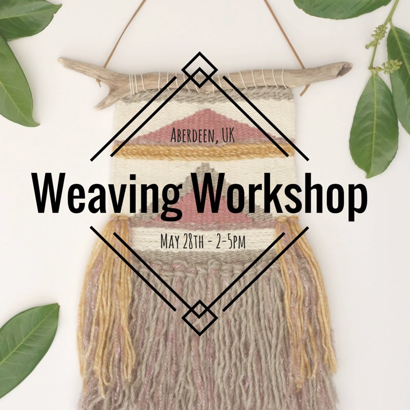 lepetitmoose's tweet photo. #weavingclass is happening in #aberdeen on May 28th from 2-5pm at @RockingStitch Come and learn this addictive craft https://t.co/kVCWSLZWdi