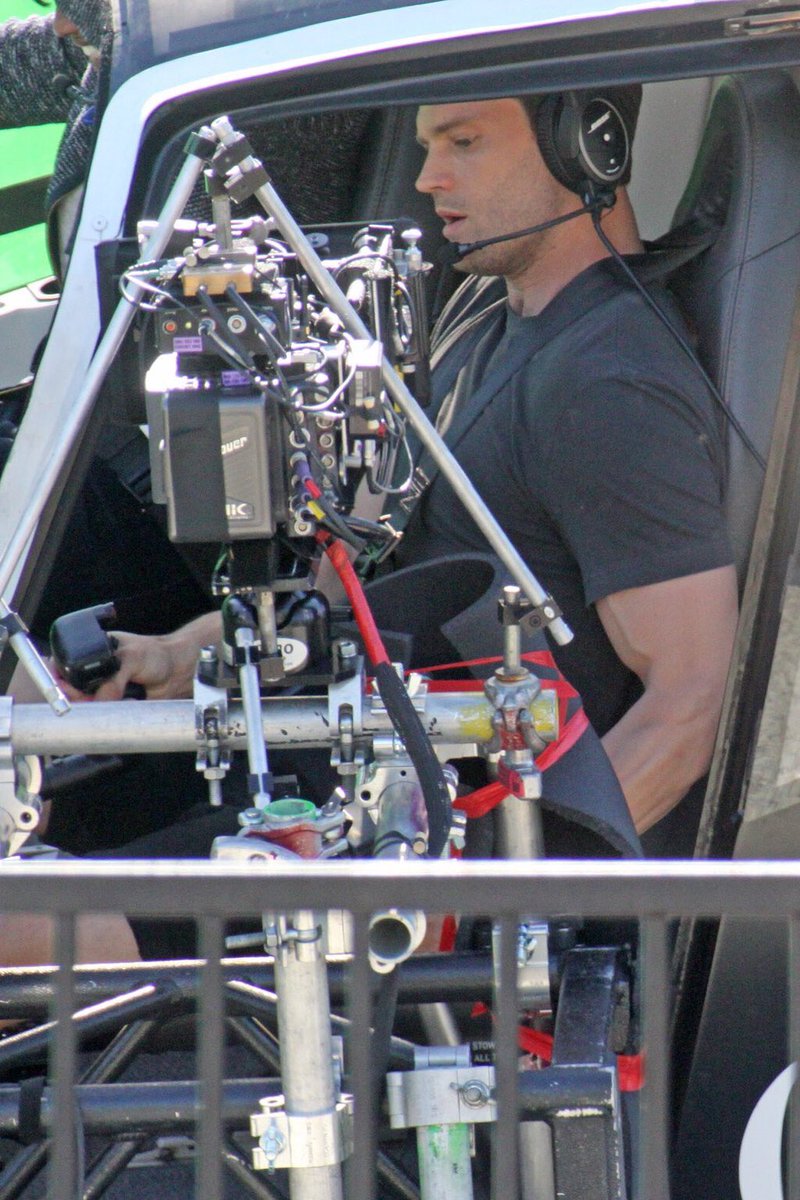 FSGreyCT's tweet photo. Filming the Charlie Tango scene! #FiftyShadesDarker https://t.co/NMSsYaDOVv