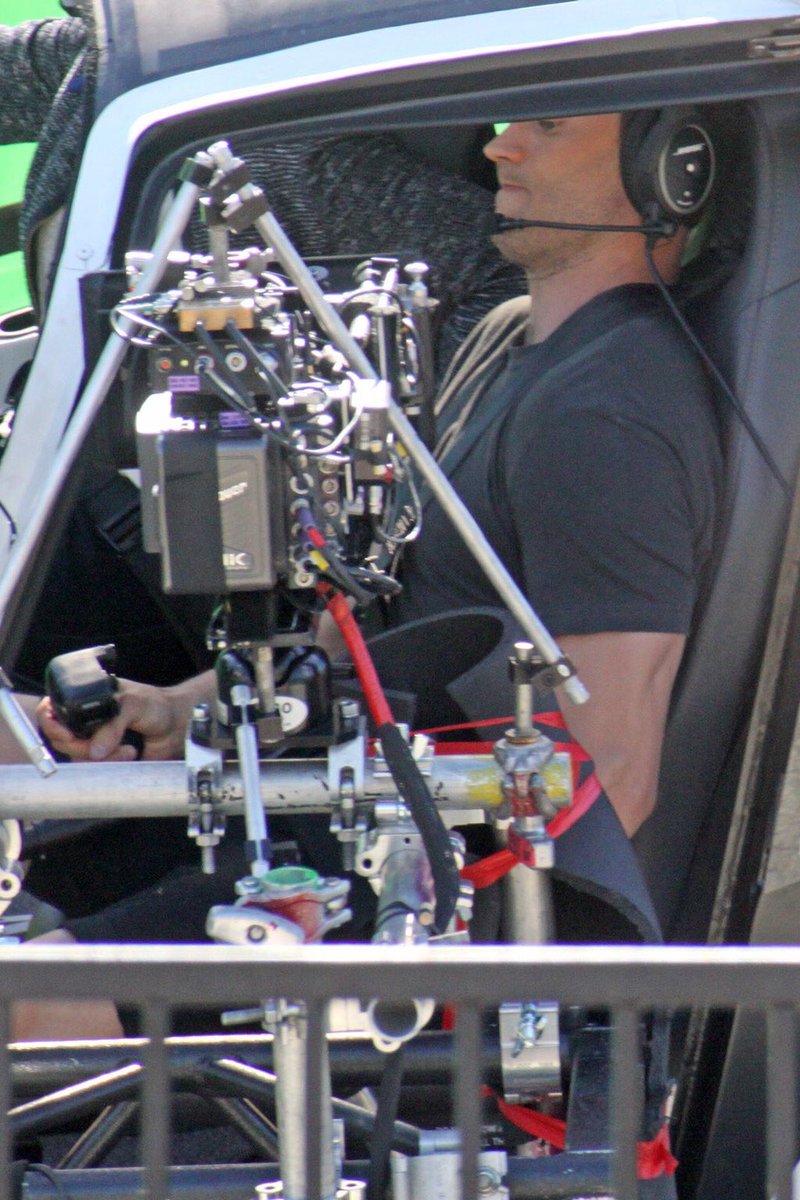 FSGreyCT's tweet photo. Filming the Charlie Tango scene! #FiftyShadesDarker https://t.co/NMSsYaDOVv