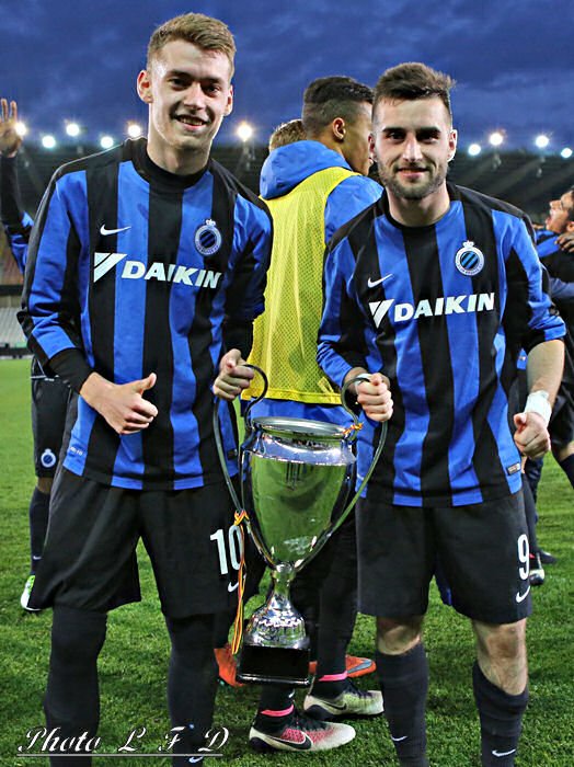 TuurDierckx's tweet photo. Alvast even geoefend met de beloften... 😉 KAMPIOEN! 🏆 #WeAreBruges https://t.co/iTXg4DZMRd