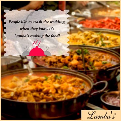 LambaCateringCo's tweet photo. When somebody is gate crashing your wedding, it's just because Lamba's taste is irresistible!
#Lambas #Catering https://t.co/9zIirGRXsf