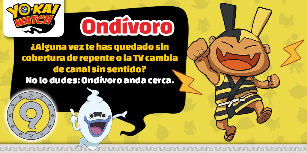 NintendoES's tweet image. ¿Mueres si te quedas sin WiFI? ¡Huye de Ondívoro! RT y podrás ganar un #YOKAIWATCH
nintendo.es/Noticias/2016/…