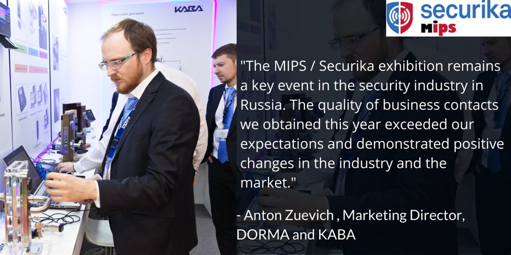 ITE_Security's tweet image. #Dorma and #Kaba Group about #MIPS / Securika 2016.