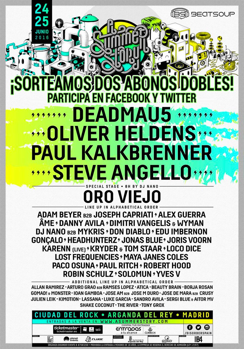 beat_soup's tweet photo. ¡¡#SORTEO de dos ABONOS DOBLES para #ASummerStory2016!! | FOLLOW + RT |  #FamiliaBeatsoupera https://t.co/kHUOpeCASS