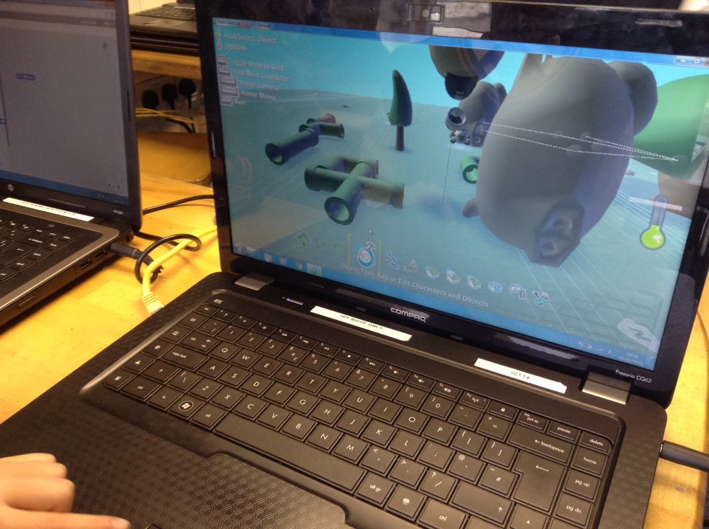 NorfolkHouseSch's tweet image. The coding club children are busily creating their own computer game set within a 3D world. #codinggeniuses