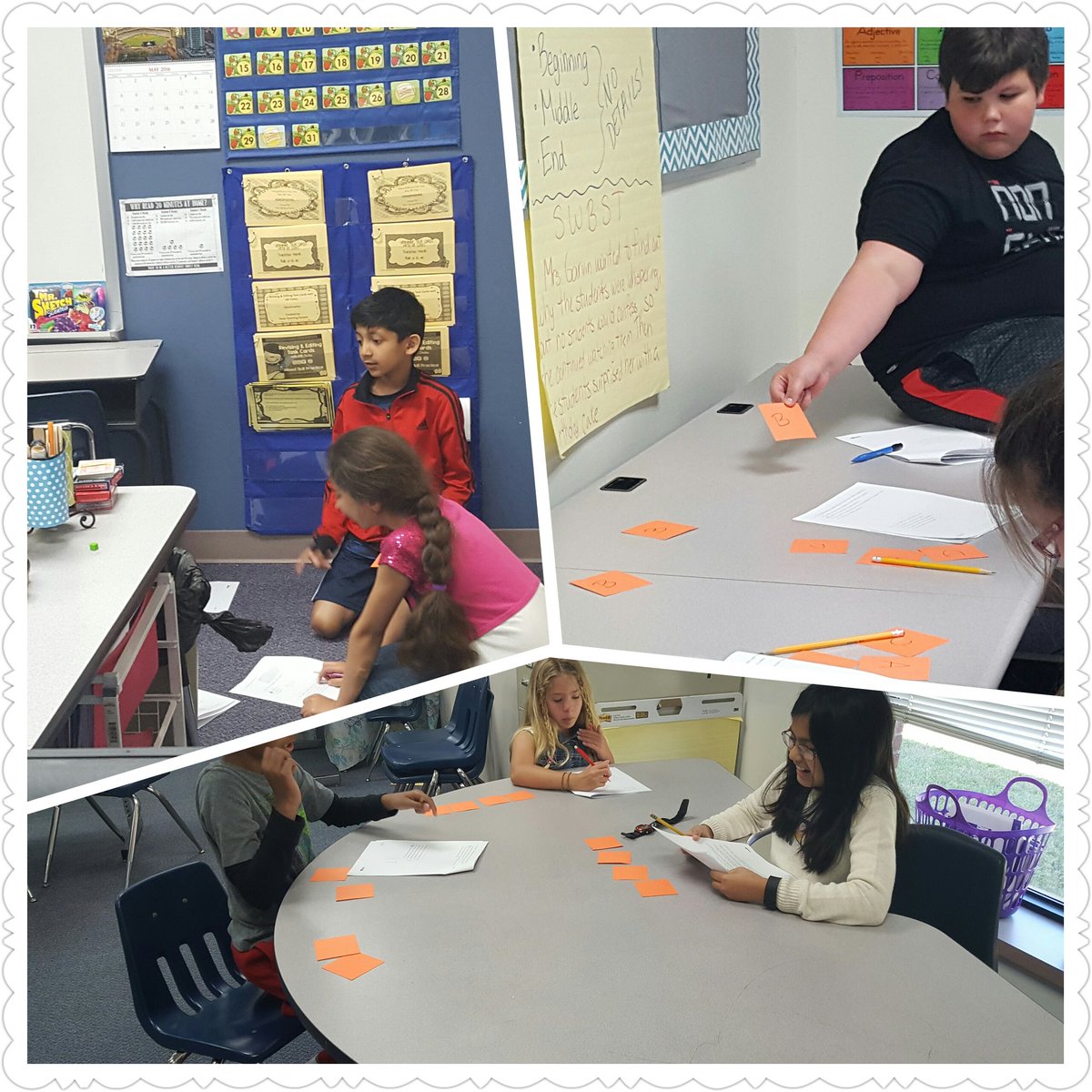 MrsJohnston4th's tweet photo. Turning reading comprehension into a game!   #wyattlearns https://t.co/b4sWhpYsdW