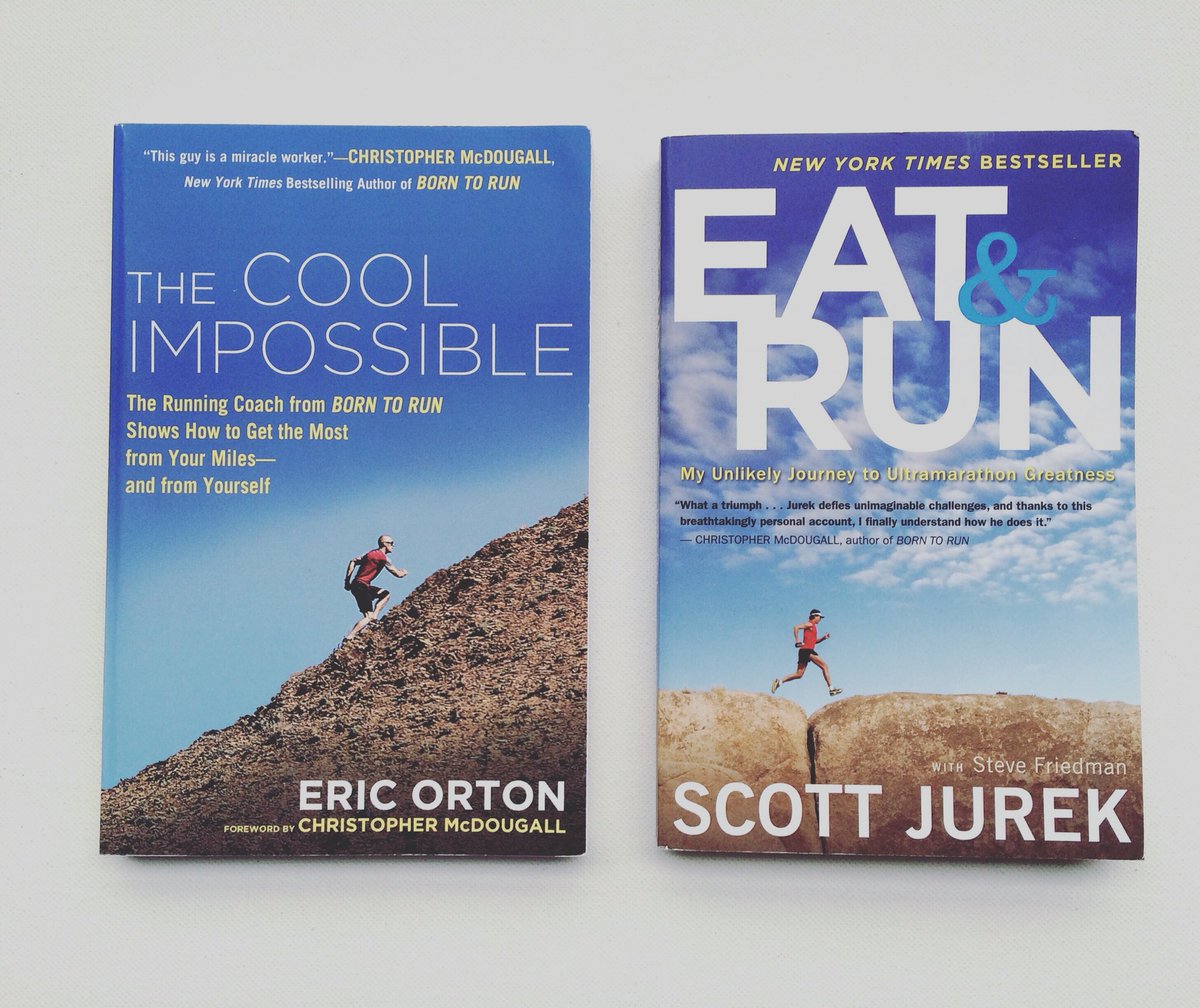 Next up after @McDougallChris #NaturalBornHeroes . Can't wait! #borntorun #eatandrun #vegan #runningbooks #run