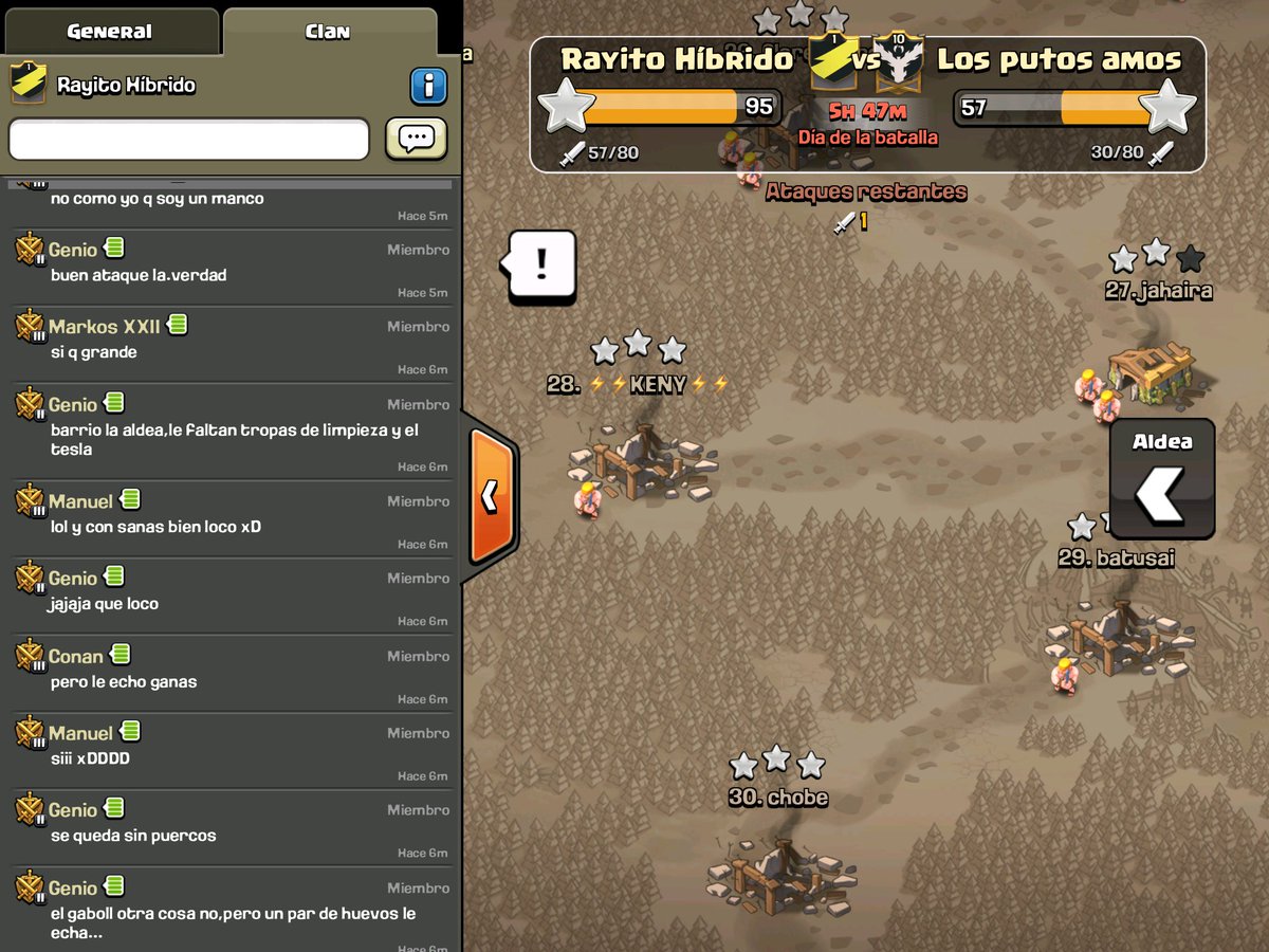 ByGaboII's tweet photo. @JulianGallegoB @clashconmiguel @RayitoHibrido  Si que si ataque con montas y sanas  y saque 👌👌 soy un puto genio😂😂😂 https://t.co/CjHoS2qyC3