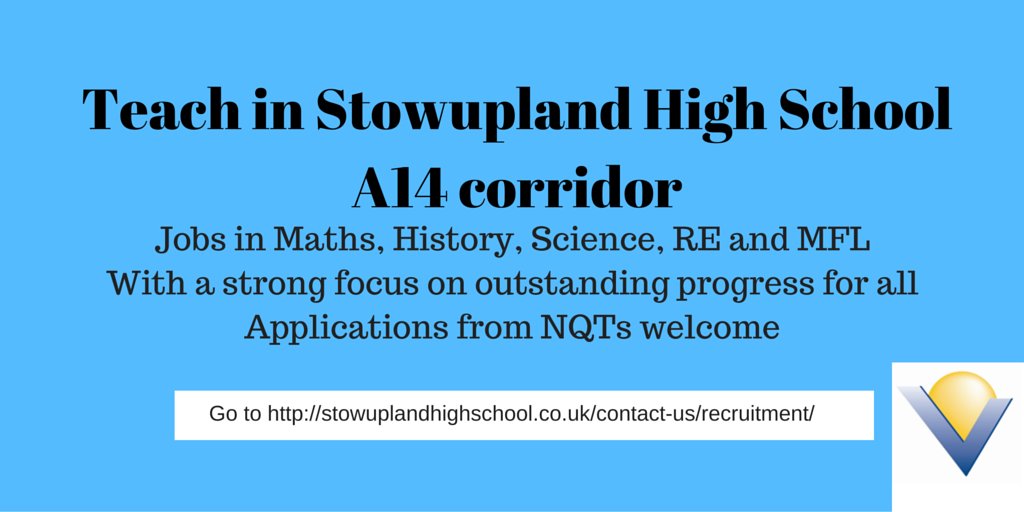Village setting, great CPD opportunities, love to learn <a href="/StowuplandHigh/">Stowupland High Sch</a>. #jobs #Suffolk 
stowuplandhighschool.co.uk/contact-us/rec…