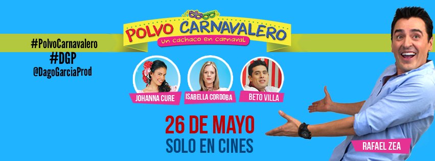 El Carnaval de Barranquilla se toma nuestras salas.
Dago Garcia Producciones​ presenta #PolvoCarnavalero.
#DGP.