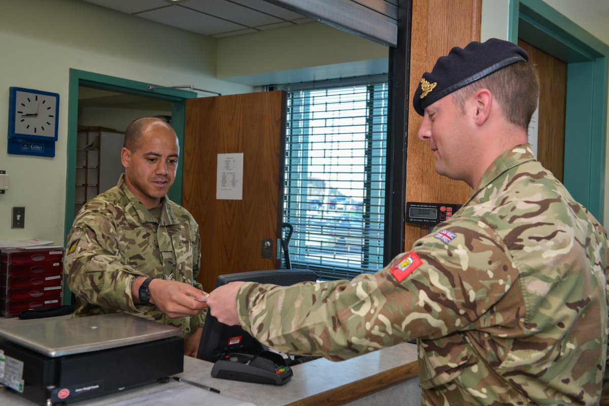 #BATUS welcomes #5RiflesBG &amp; post office opens so vital contact with families &amp; friends can be maintained