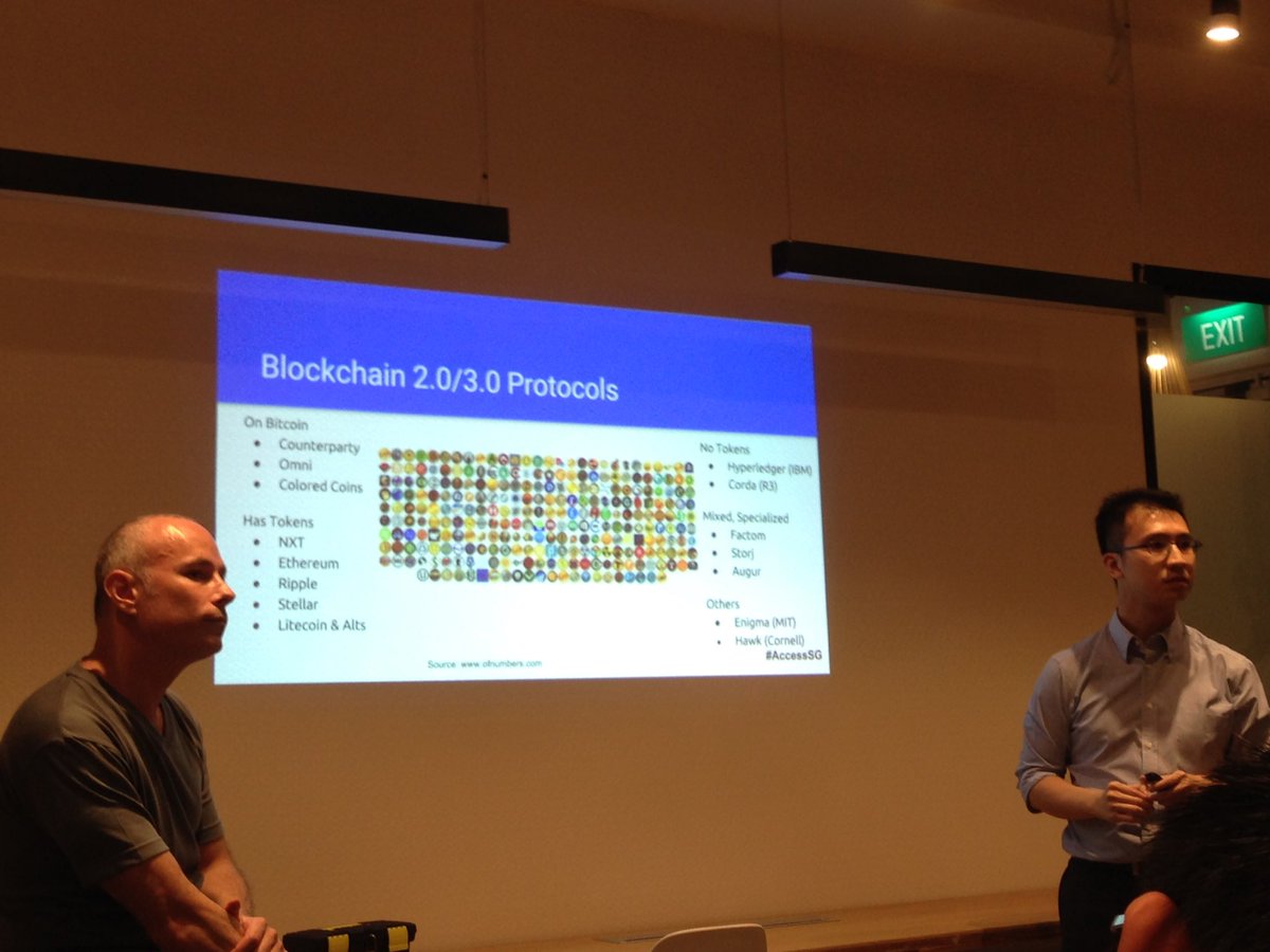 DavidKChuenLEE's tweet photo. Anson Zealle on Blockchain 2.0/3.0 #AcessSG #colouredcoin #R3 #Factom #Ethreum #counterparty #Litecoin #Zannkwan https://t.co/J4DYNa3Sai