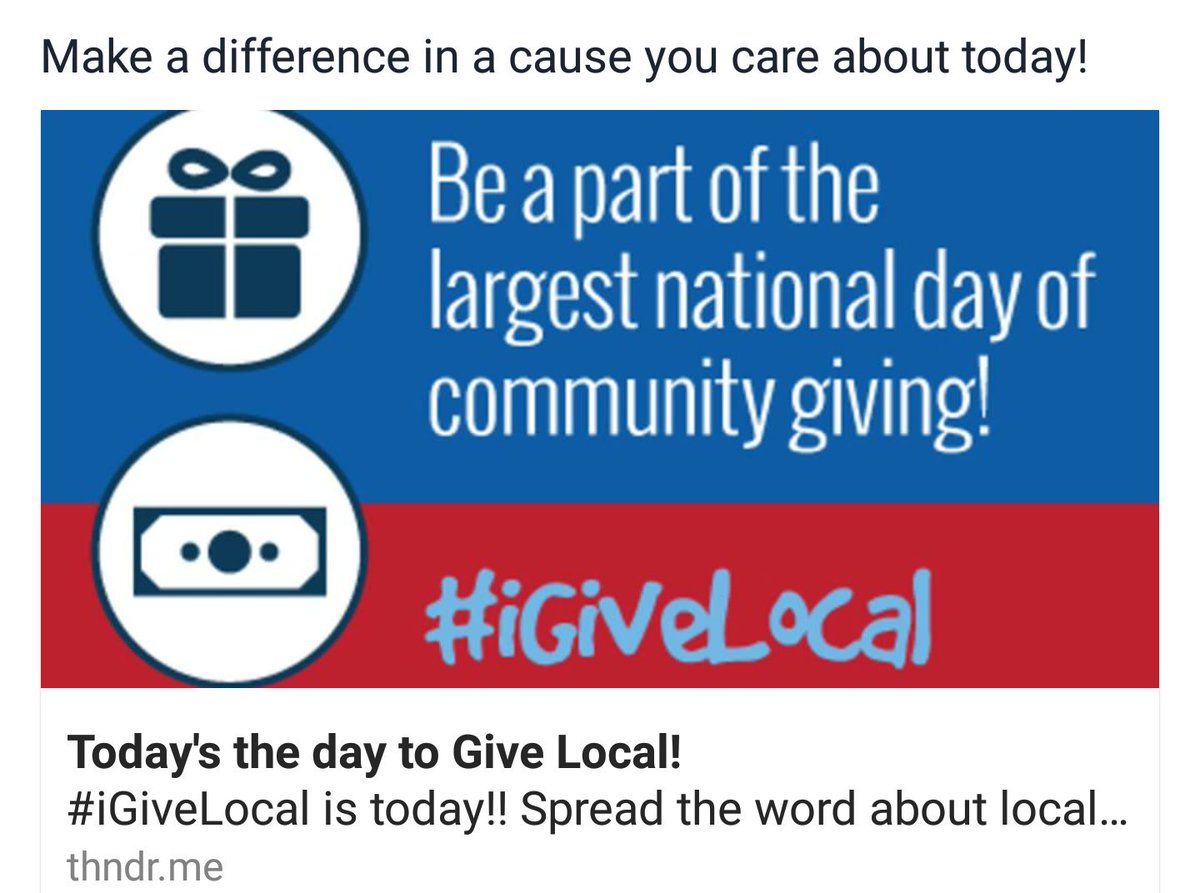 Barnabas1664's tweet photo. Give local today! https://t.co/ejYM1bmYFa Please RT and give! https://t.co/J5lFHp6S5L
