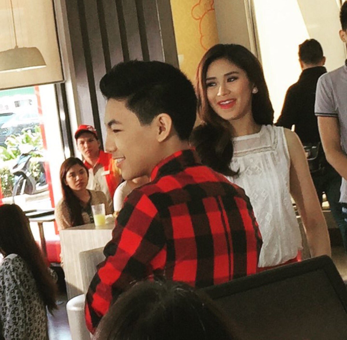 Darrenatics_UAE's tweet photo. Behind the scene during MV shoot of Darren and Sarah. (cto)

Jollibee360MV NiDARREN https://t.co/mANqc1ZIrl