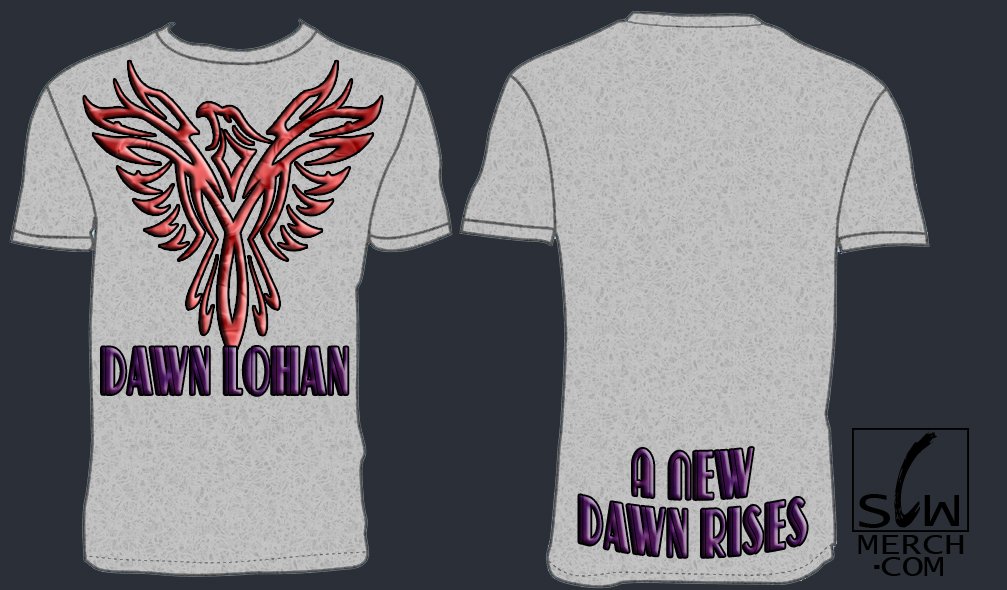 Like a phoenix rising from the ashes, a #NewDawnRises with this <a href="/DawnLohan_/">Dawn Lohan</a> shirt!