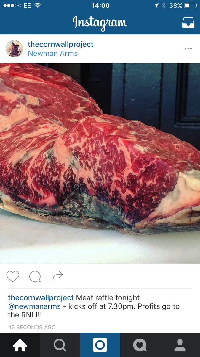 cornishgrill's tweet photo. Meat raffle @NewmanArms tonight. Kicks off at 7.30pm!! Profits go to the RNLI!! https://t.co/F6TdBykTHc