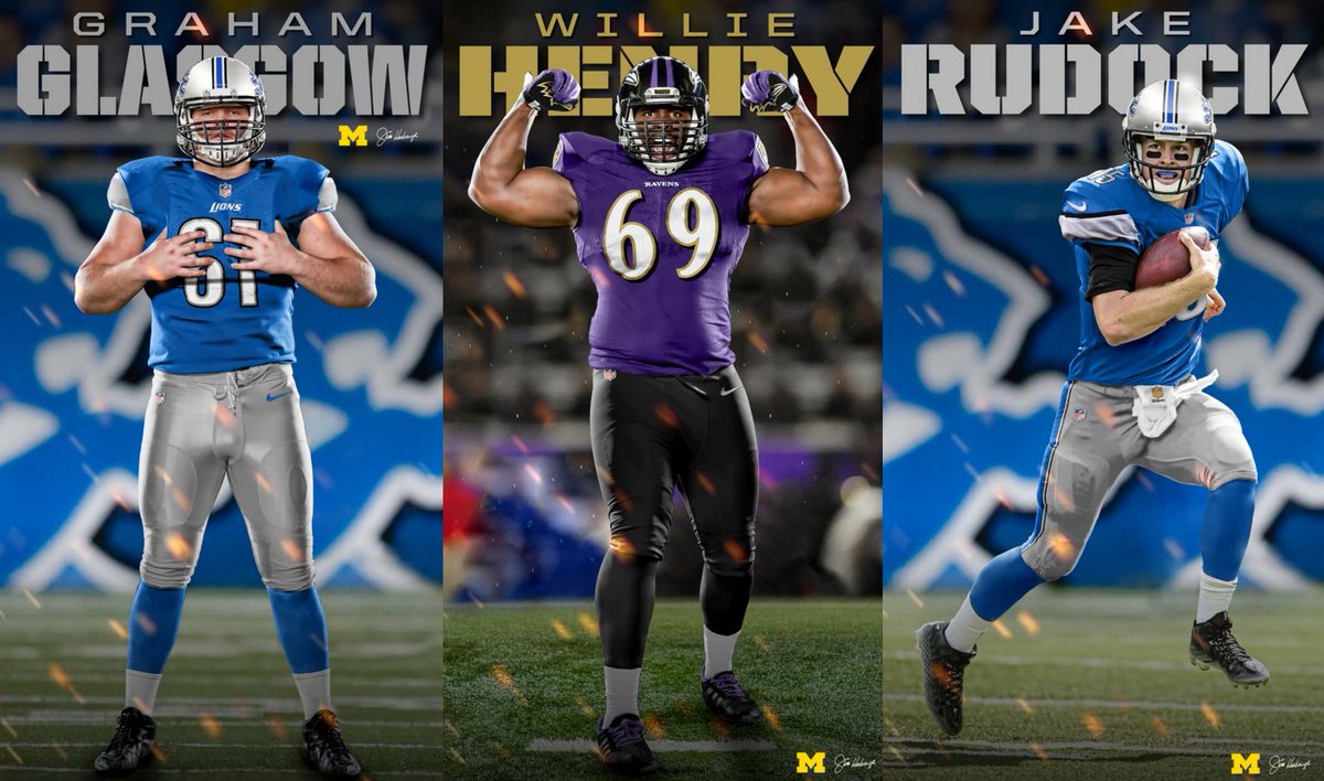 S/O to both the drafted and UDFA's. It's not where you start, it's where you finish! #GoBlue