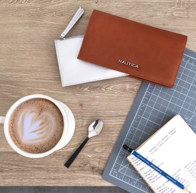 VergeCreative's tweet photo. Good morning from us and the luxe wallet we designed for @nautica ☕️ #coffee #goodmorning #nyc #design https://t.co/c1uqFivSYD