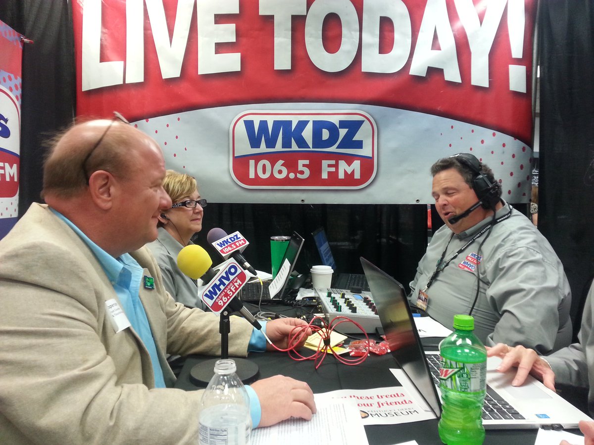 GoSoIN's tweet photo. Our own @jetourism at Morning Line Radio @ChurchillDowns this morning! #VisitSoIn #KDF https://t.co/c8zJ4GYhyt