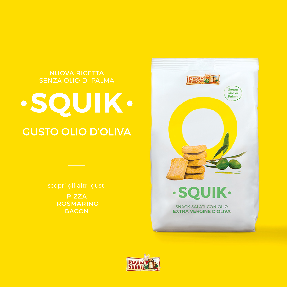 PugliaSapori's tweet photo. Leggerissimi e gustosissimi! I nuovi #Squik all'olio d'oliva! 
Squik lo #Snack che fa #crock https://t.co/LGgLbIBjSu