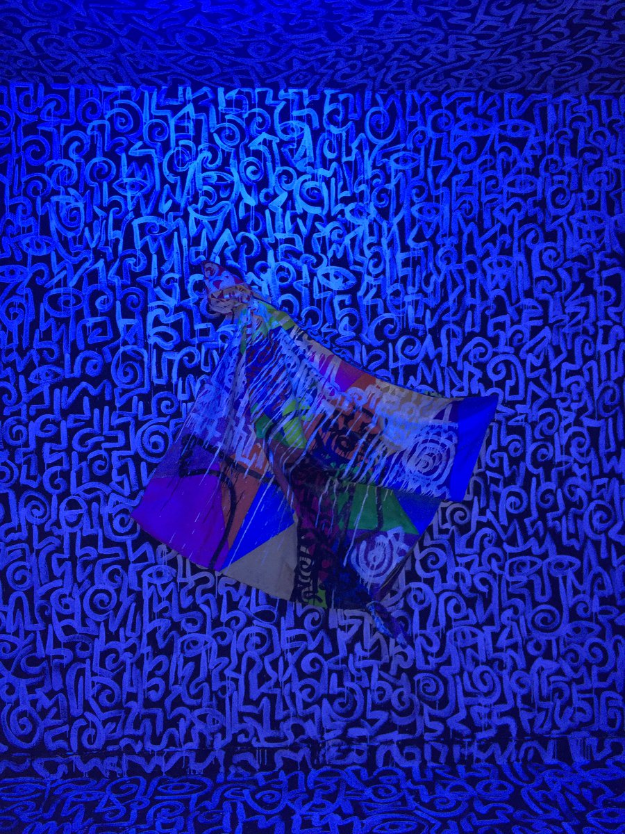TheTempleCo's tweet photo. Leading Nigerian visual artist @victorsozaboy & his #ThePrayerRoom installation at the #DakartBiennale. #TempleTrips https://t.co/zLmpXUSkcT