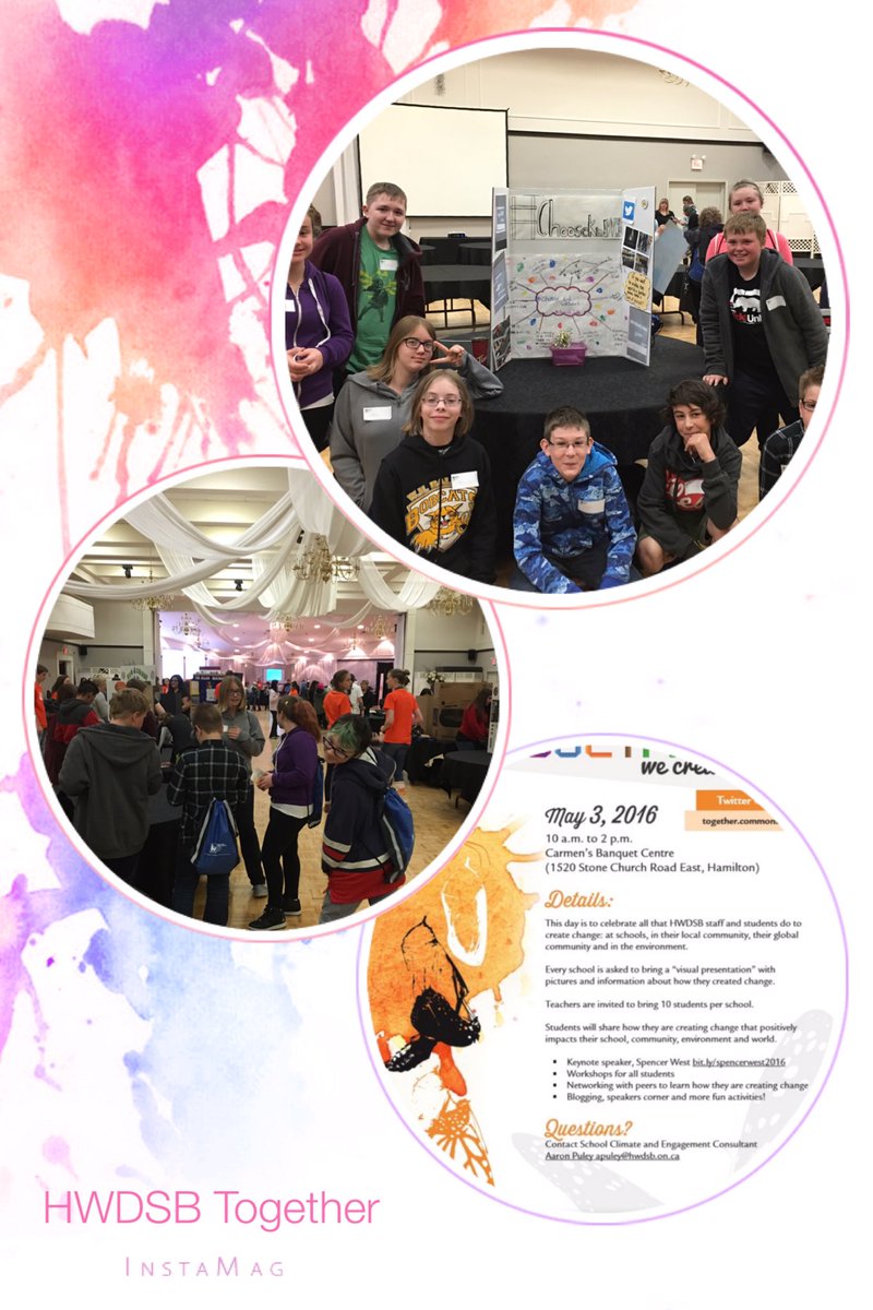 SMilinovich's tweet photo. @shariimbrogno @PrincipalHeath @LandLHWDSB W.H. Ballard Student leaders are excited about learning/sharing today! https://t.co/ICkRRVriDE