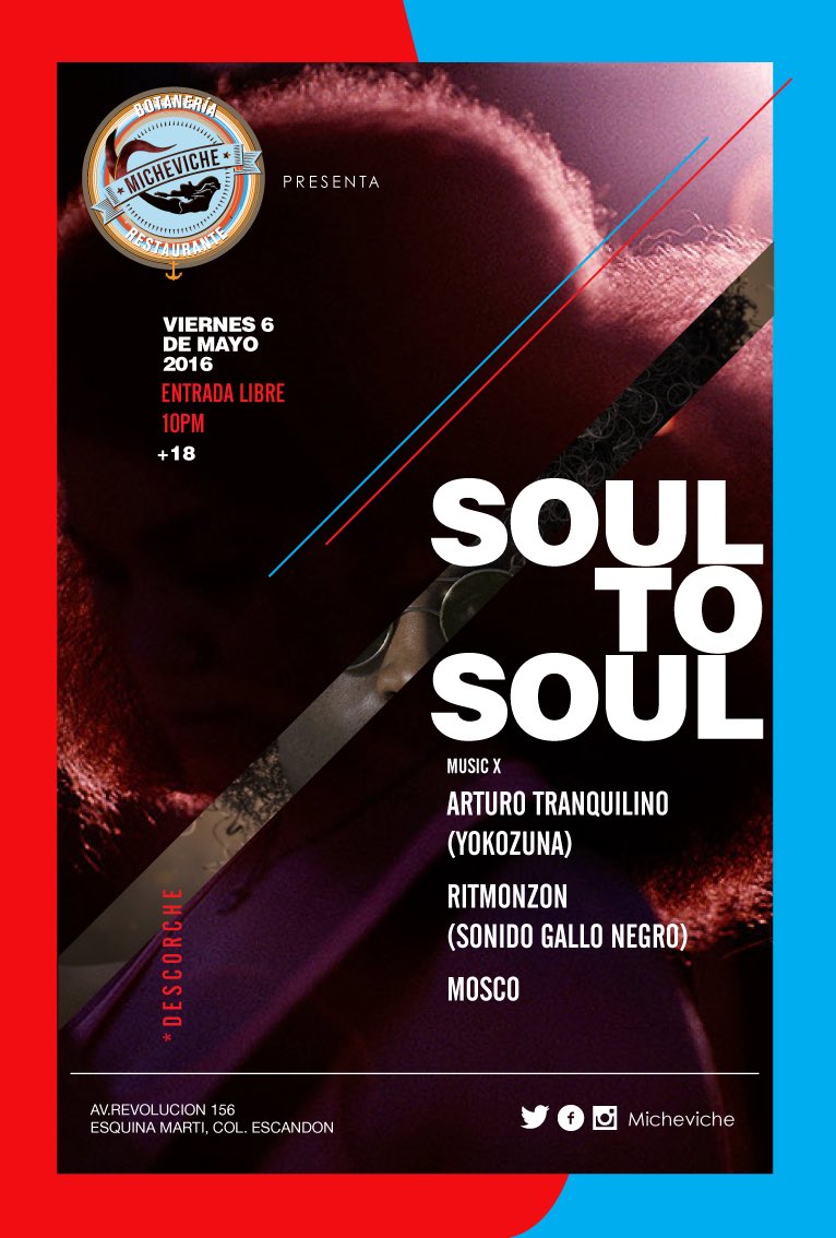 Micheviche's tweet photo. Fiesta viernes pincha discos con @arturotranquili y Darío de sonido gallonegro entrada libre.Revolucion 156 escandon https://t.co/RR9YPAib0A
