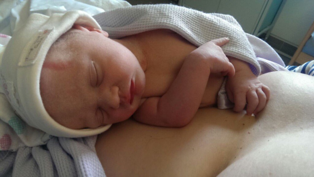 PeterGilmore3's tweet photo. Grand daughter finally arrived at 12:04, 5 pound 15 oz. Grand parents are fine, oh so are mother and baby. https://t.co/q7OQfnnk6G
