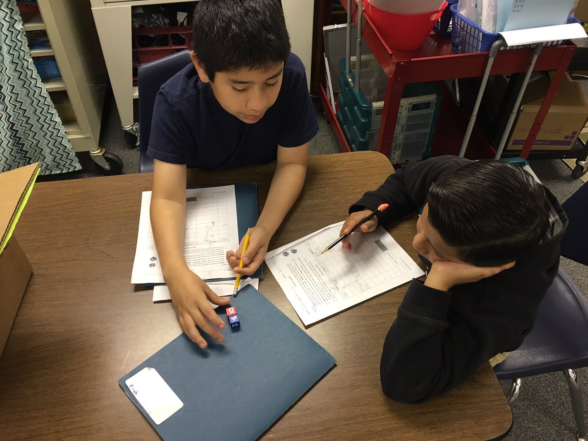 cindyrod13's tweet photo. Peer discussions centered on using the benchmarks of 0,1, and half to compare fractions. #powellmath @NISDPowell https://t.co/kTFVpk6uDt