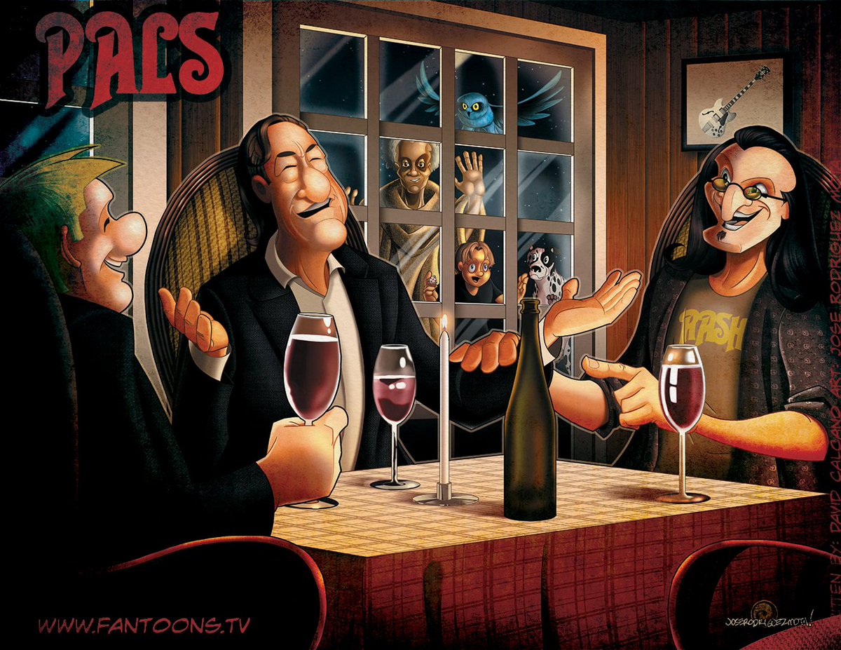 Fantoons's tweet photo. Inspired by the wonderful RUSH documentary "Beyond the lighted stage"... SALUD! #RUSHTuesday https://t.co/KlCWcbKE6C