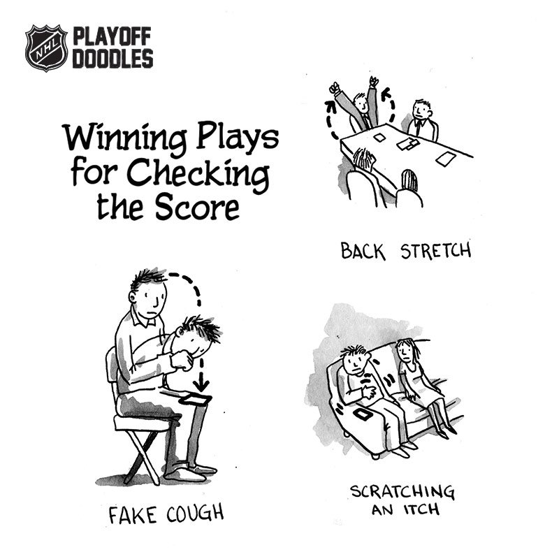 Ways to use the NHL App when you shouldn't be using the NHL App. 

#PlayoffDoodles #StanleyCup