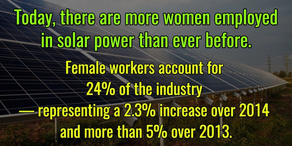 IgnacioMls's tweet photo. The Sun is Shining on Women in #Solar https://t.co/olDAyXef07 #impinv #renewables https://t.co/cGyDr2JhYx