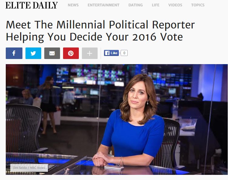 Nbc News Pr On Twitter Halliejackson Does Not Have An Instagram Typical Of A Political Reporter Via Elitedaily Https T Co Gdkheibh1c