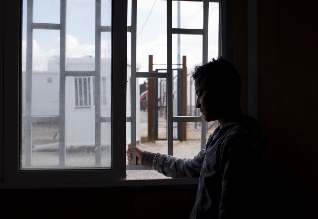 15 years old &amp; separated from his family. The story of a Syrian teenager alone in Azraq: bit.ly/1X6wpD4
