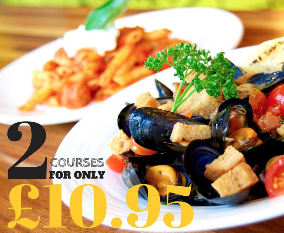 ManzoLiverpool's tweet photo. Enjoy 2 authentic #Italian courses for just £10.95 until 7pm today! Book your table at https://t.co/0pv6bWY499 https://t.co/CedJQYJMuY