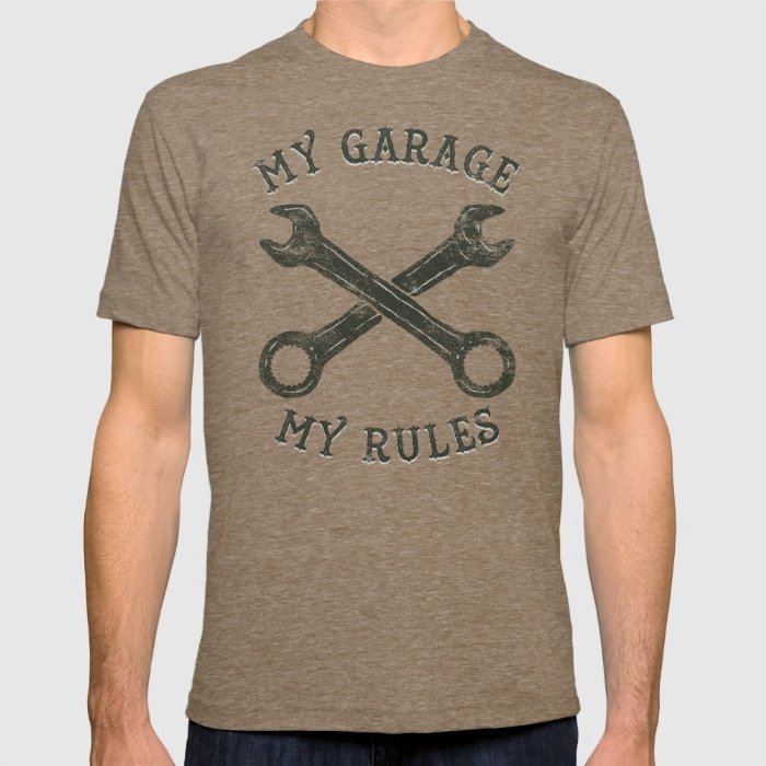 designteez's tweet image. let people know who makes the rules?! #Tshirt #Garage #rules #mechanic bit.ly/1SVHEv3