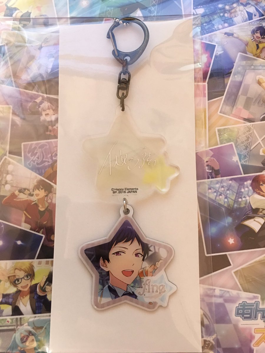 ミキ 取引 うちでずっと迷子になってる伏見弓弦画伯 サインチャームとプレートキーチェーン組み合わせてみました 推しの方誰かお迎えしていただけませんか 700円 送料くらいで