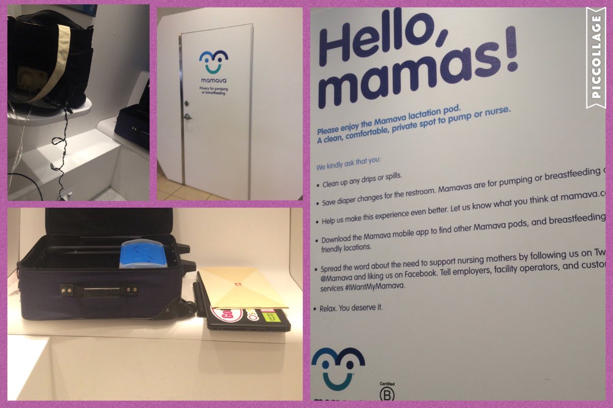 TechCoachKrista's tweet photo. Kudos to @ATLairport for providing @MAMAVA for nursing mothers. Much better than pumping in a rr. #breastfeeding https://t.co/22Dtv7EIvX