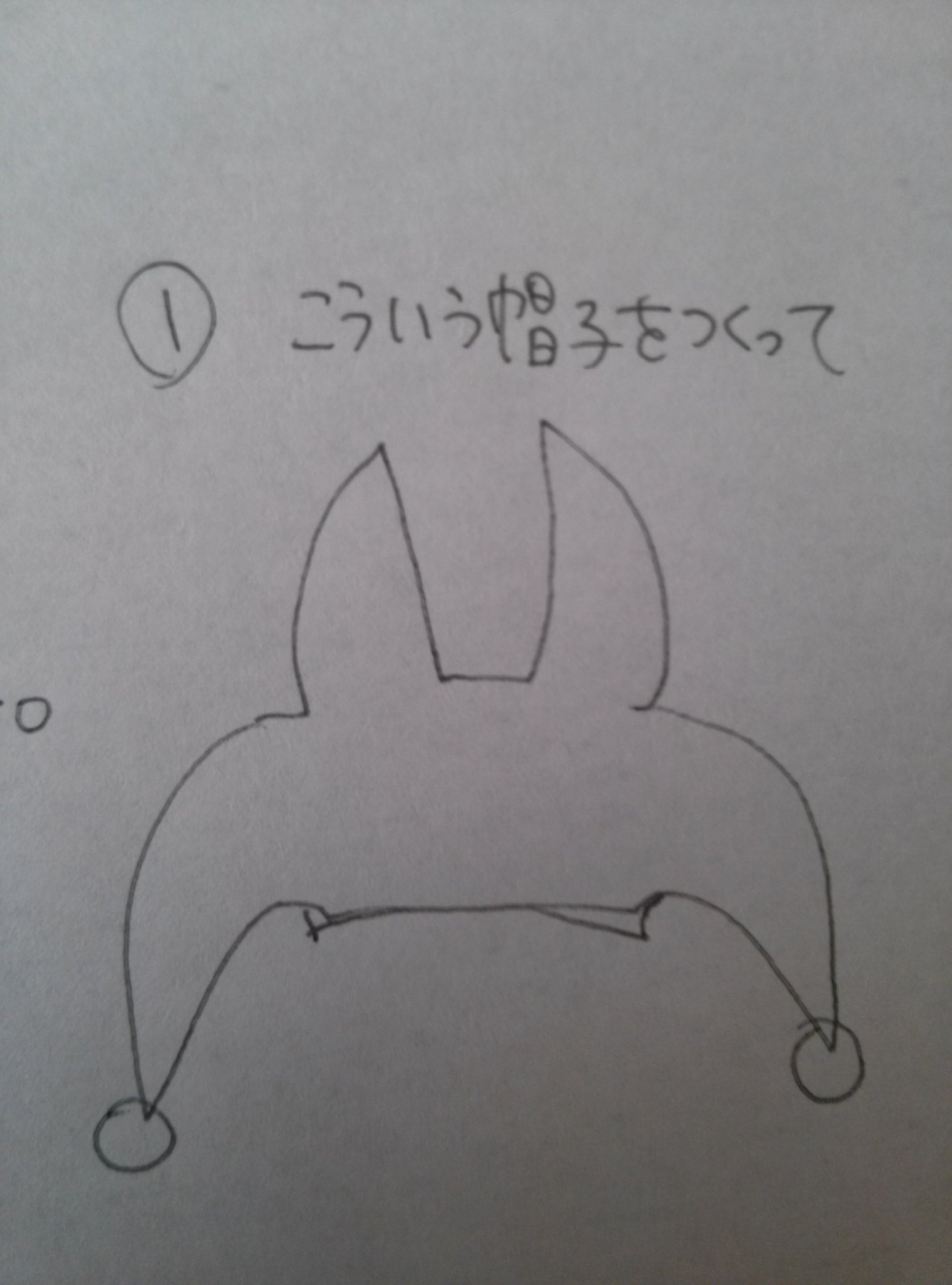 京ささら クラウンピースの帽子 私個人の作り方のメモ 玉は塗装した発泡スチロールでもいいかもだろうし 4枚目の写真の時は毛糸で ポンポン作った
