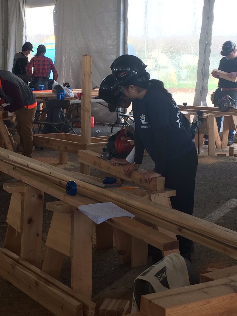 TCDSBSkills's tweet image. Carpentry team! #teamTCDSB