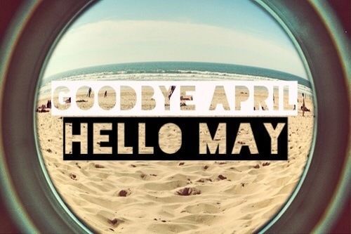 Goodbye April, HELLO MAY! Wishing you all a great month ahead! #beautyblogger #clearskin #spring