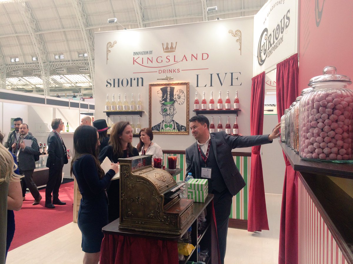 curious_drinks's tweet photo. Come and see what the fuss is about on stand W50 @londonwinefair - our sweet shop range are going down a treat! https://t.co/Lcd1N2QCk5