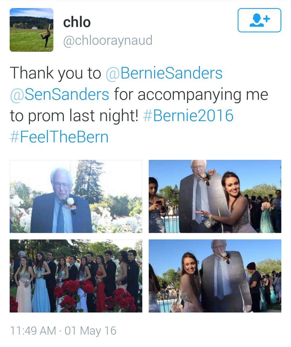 Hmkw222's tweet photo. This is great!#BernieOrBust #BernieInIndiana https://t.co/EEY5NTEfDD