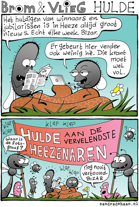 Het blijft wennen, dat #dorpsleven in #heeze